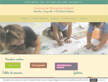 Tablet Screenshot of peterpan-campanilla.com